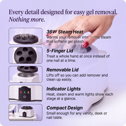 Steam Gel Polish Remover